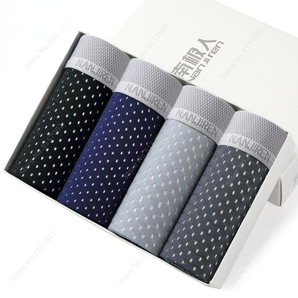 underpants men 4pcs underwear man boxer summer ice network mesh breathable youth bamboo ventilate shorts four cosy, Black;white
underpants men 4pcs underwear man boxer summer ice network mesh breathable youth bamboo ventilate shorts four cosy, Black;white