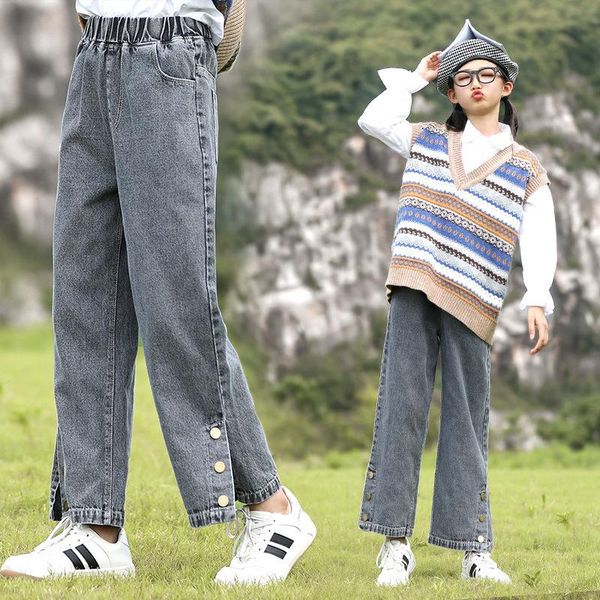 teenage girls jeans 2021 spring summer casual fashion loose jeans kids leg wide pants school children trousers 10 12 13 14 years, Blue
teenage girls jeans 2021 spring summer casual fashion loose jeans kids leg wide pants school children trousers 10 12 13 14 years, Blue