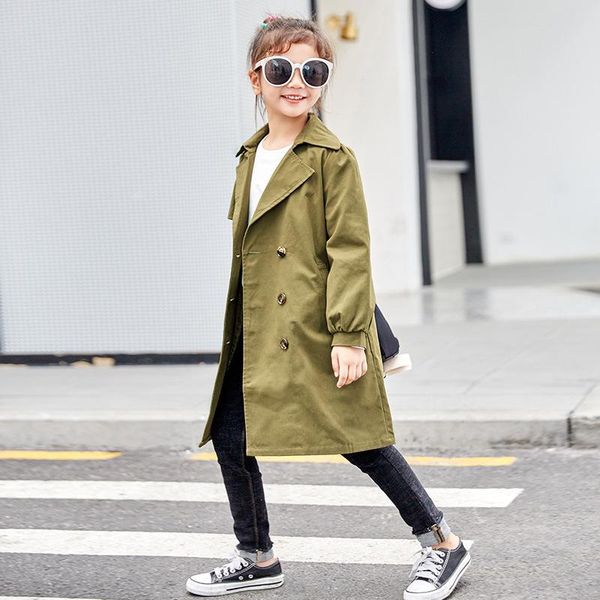 coat girls baby's windbreaker jacket outwear 2021 spring autumn buttons cardigan children's clothing, Blue;gray
coat girls baby's windbreaker jacket outwear 2021 spring autumn buttons cardigan children's clothing, Blue;gray