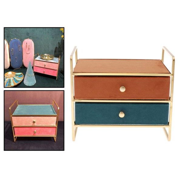 jewelry pouches, bags organizer storage box 2 tier stand shelf rack for necklaces bracelet earrings ring, Pink;blue
jewelry pouches, bags organizer storage box 2 tier stand shelf rack for necklaces bracelet earrings ring, Pink;blue