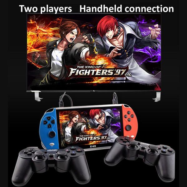 7.1 inch video handheld game players portable doubles game console gamepad built-in 3000 games for gba/nes
7.1 inch video handheld game players portable doubles game console gamepad built-in 3000 games for gba/nes