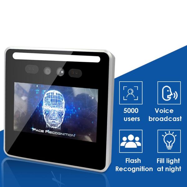 fingerprint access control 5-inch touchscreen usb face recognition door tcp/ip system belt rfid attendance machine time
fingerprint access control 5-inch touchscreen usb face recognition door tcp/ip system belt rfid attendance machine time