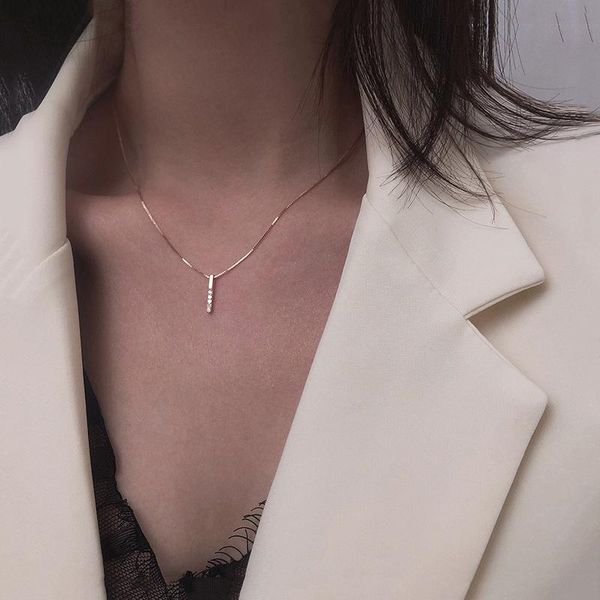 chains simple strip geometric cubic zircon necklace silver color clavicle chain charm for women s-n545
chains simple strip geometric cubic zircon necklace silver color clavicle chain charm for women s-n545