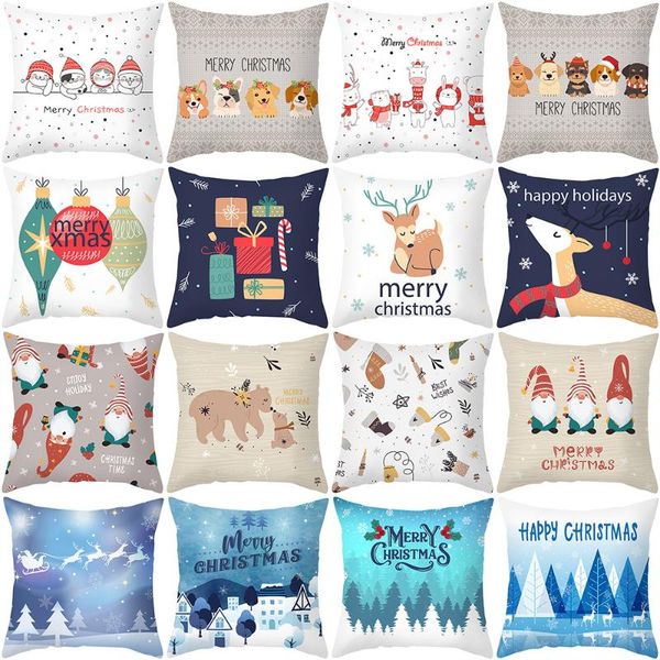 cushion/decorative pillow christmas covers waterproof case oil-proof cushion cover throw pillows decor home farmhouse fundas cojines 45 x
cushion/decorative pillow christmas covers waterproof case oil-proof cushion cover throw pillows decor home farmhouse fundas cojines 45 x