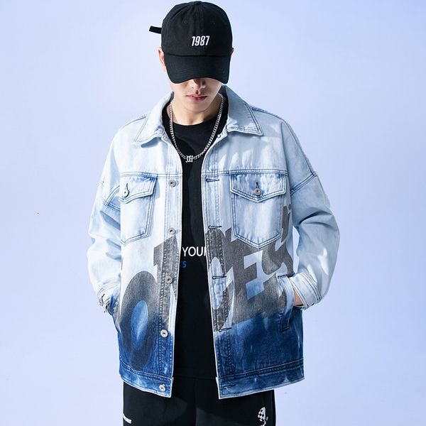 2021 autumn fashion brand gradient washed denim men's loose and fat oversized street hip hop work et, Black;brown
2021 autumn fashion brand gradient washed denim men's loose and fat oversized street hip hop work et, Black;brown
