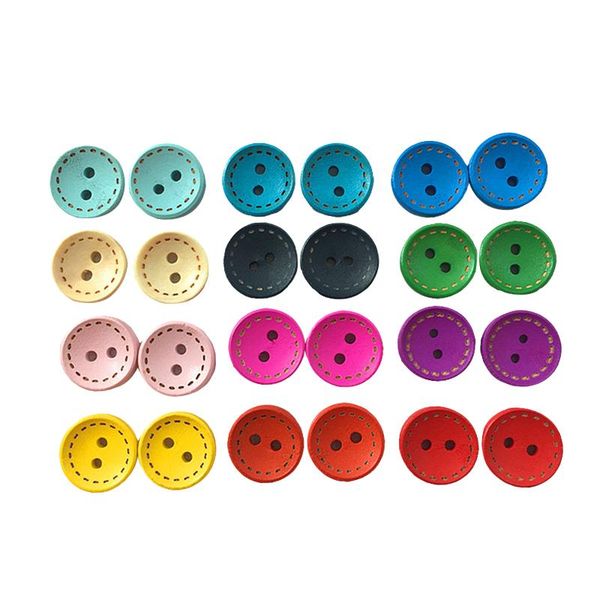 button 100pcs 15mm colorful round wood flatback diy wooden buttons sewing craft scrapbooking, Blike;white
button 100pcs 15mm colorful round wood flatback diy wooden buttons sewing craft scrapbooking, Blike;white