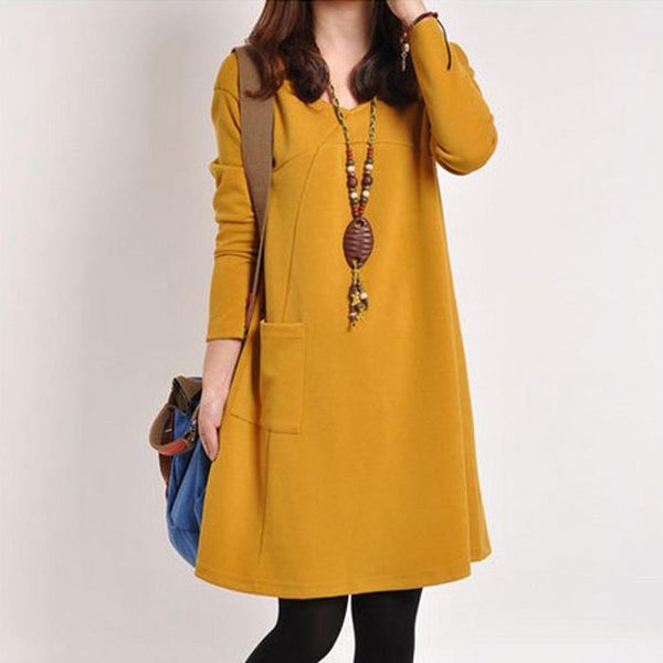 maternity dresses clothes autumn solid color v-neck loose long sleeve dress women for pregnant pregnancy clothing, White
maternity dresses clothes autumn solid color v-neck loose long sleeve dress women for pregnant pregnancy clothing, White