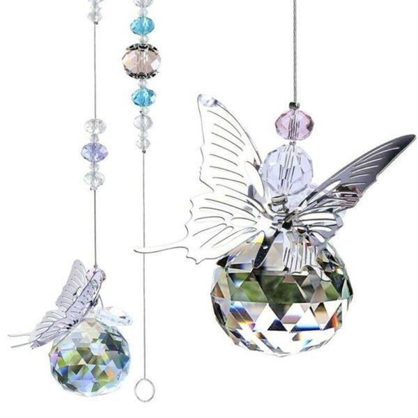 decorative objects & figurines butterfly crystal ball pendant indoor window decoration pendants garden balcony decor
decorative objects & figurines butterfly crystal ball pendant indoor window decoration pendants garden balcony decor