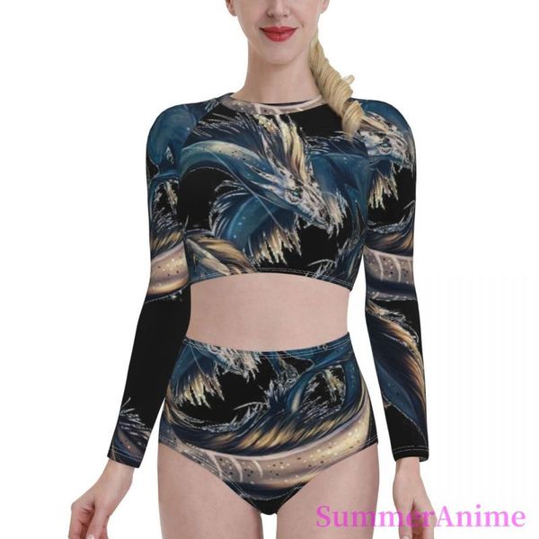 women's swimwear bikinis dragon tattoo 2021 women long sleeve swimsuit high waist dress sets ancient civilization beach wear, White;black
women's swimwear bikinis dragon tattoo 2021 women long sleeve swimsuit high waist dress sets ancient civilization beach wear, White;black