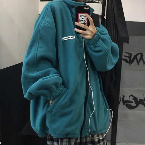 women's jackets winter warm jacket wome korean style harajuku thickening couple wear streetwear oversize loose zipper outwear, Black;brown
women's jackets winter warm jacket wome korean style harajuku thickening couple wear streetwear oversize loose zipper outwear, Black;brown