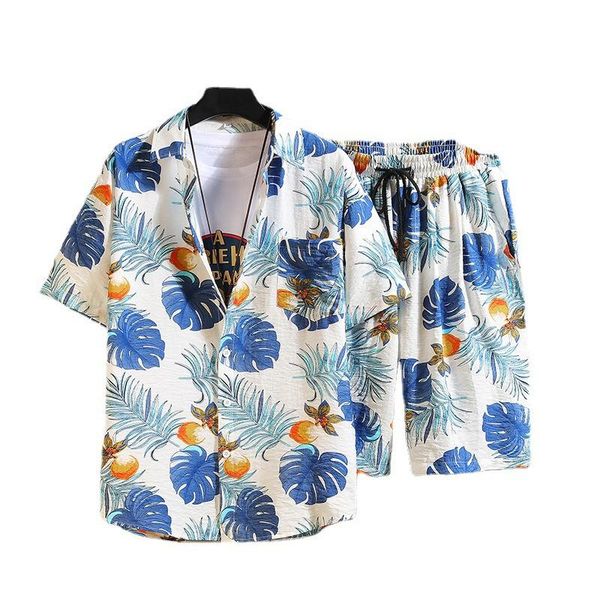 men's tracksuits 2021 summer flower shirt set youth trend fashion loose large size multi-color shorts suit, Gray
men's tracksuits 2021 summer flower shirt set youth trend fashion loose large size multi-color shorts suit, Gray