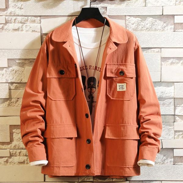 men's jackets 2021 autumn winter fashion casual jacket men pockets turn down collar single breasted coat outerwear plus size m - xxxxxl, Black;brown
men's jackets 2021 autumn winter fashion casual jacket men pockets turn down collar single breasted coat outerwear plus size m - xxxxxl, Black;brown