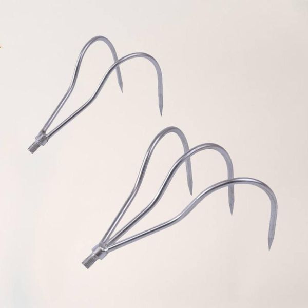 2 pcs fishing aquatic tines rake stainless steel rod rake accessories catch fish hook for outdoor fishing supplies (2
2 pcs fishing aquatic tines rake stainless steel rod rake accessories catch fish hook for outdoor fishing supplies (2
