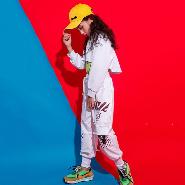2021new girl hip hop suit hip-hop show jazz a juvenile navel jacket tide children dance performance clothing, Black;red
2021new girl hip hop suit hip-hop show jazz a juvenile navel jacket tide children dance performance clothing, Black;red