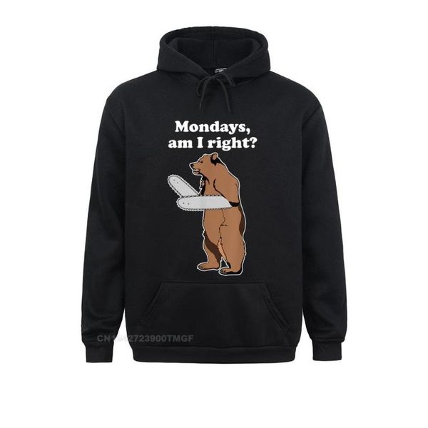 men's hoodies & sweatshirts mondays am i right relatable chainsaw bear funny bad joke ostern day men casual sportswears brand, Black
men's hoodies & sweatshirts mondays am i right relatable chainsaw bear funny bad joke ostern day men casual sportswears brand, Black