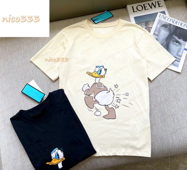 duck pattern letter printed t-shirt women wild european and american stars with the same paragraph 2021 summer half sleeve size m-xl, White;black
duck pattern letter printed t-shirt women wild european and american stars with the same paragraph 2021 summer half sleeve size m-xl, White;black