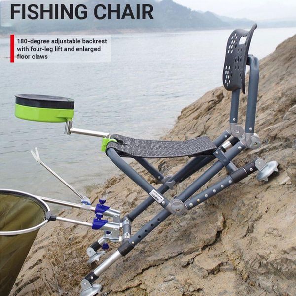 outdoor multifunction foldable fishing chair adjustable backrest non-slip legs portable hiking picnic seat fishing tackle chair
outdoor multifunction foldable fishing chair adjustable backrest non-slip legs portable hiking picnic seat fishing tackle chair