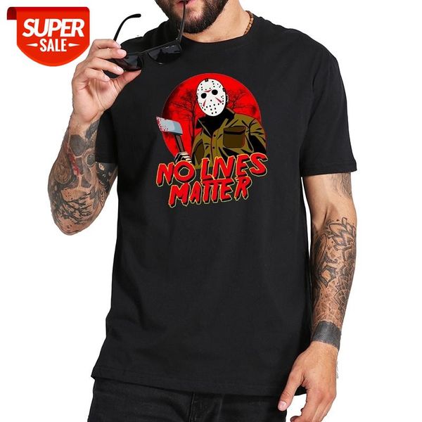 no lives matter halloween t shirt friday the 13th jason voorhees tshirt horror movie natural cotton graphic print tee homme #190a, White;black
no lives matter halloween t shirt friday the 13th jason voorhees tshirt horror movie natural cotton graphic print tee homme #190a, White;black