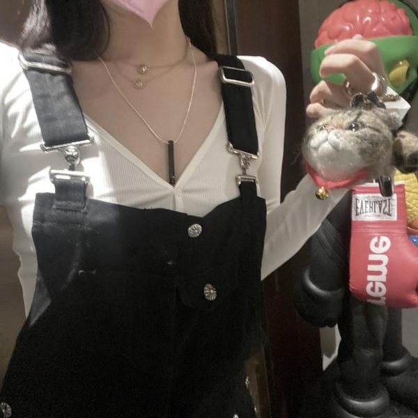 women's jeans black suspenders female restoring ancient ways button decoration cultivate morality pants xuan elegant wind cute spot, Blue
women's jeans black suspenders female restoring ancient ways button decoration cultivate morality pants xuan elegant wind cute spot, Blue