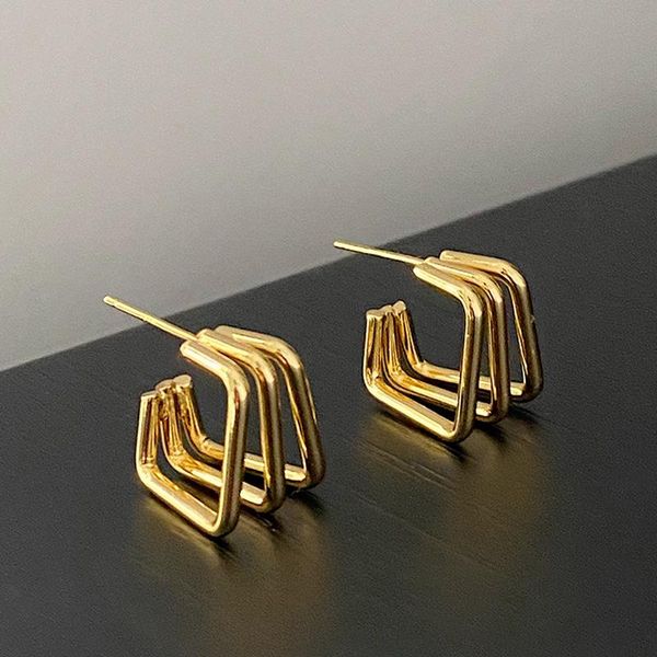 hoop & huggie origin summer stylish gold color multi-layer geometric earring for women girls hollow out c shape open jewelry, Golden;silver
hoop & huggie origin summer stylish gold color multi-layer geometric earring for women girls hollow out c shape open jewelry, Golden;silver