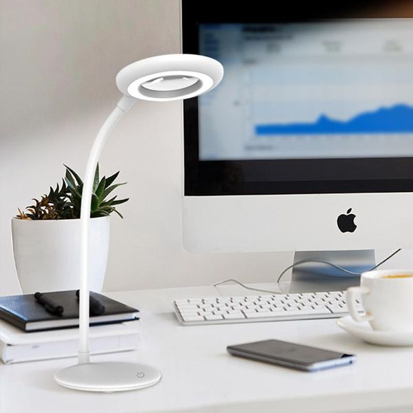 white usb rechargeable dimming wireless touch switch at night student office worker eye protection reading led desk lamp
white usb rechargeable dimming wireless touch switch at night student office worker eye protection reading led desk lamp
