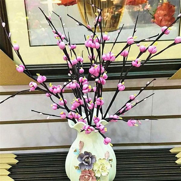 decorative flowers & wreaths 12 heads/branch plum cherry blossoms artificial silk sakura tree branches home table living room diy wedding de
decorative flowers & wreaths 12 heads/branch plum cherry blossoms artificial silk sakura tree branches home table living room diy wedding de