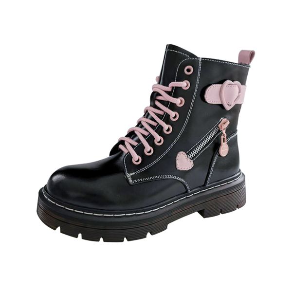 genuine leather woman martin winter boots lacing ladies lolita ankle anime japanese cosplay gothic punk motorcycle loli girls j3km, Black
genuine leather woman martin winter boots lacing ladies lolita ankle anime japanese cosplay gothic punk motorcycle loli girls j3km, Black