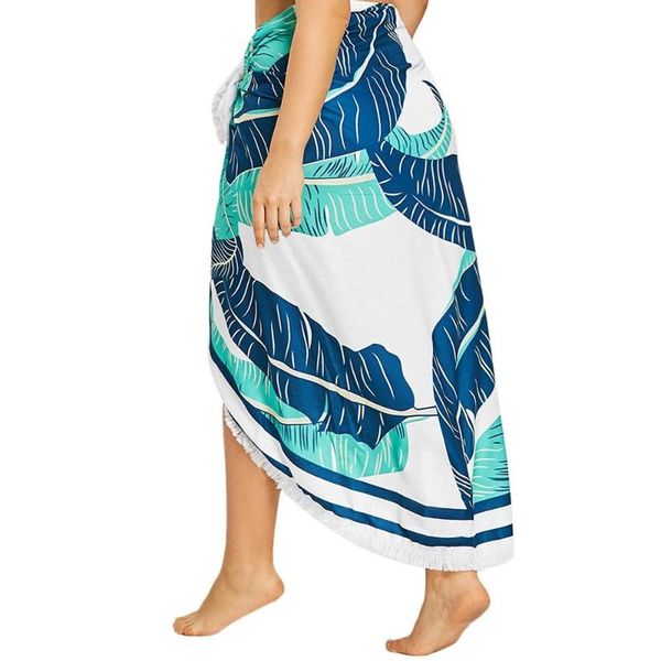 women's swimwear zaful cover ups women fringed palm print beach throw blanket tropical leaf color block beachtunic summer covers, White;black
women's swimwear zaful cover ups women fringed palm print beach throw blanket tropical leaf color block beachtunic summer covers, White;black
