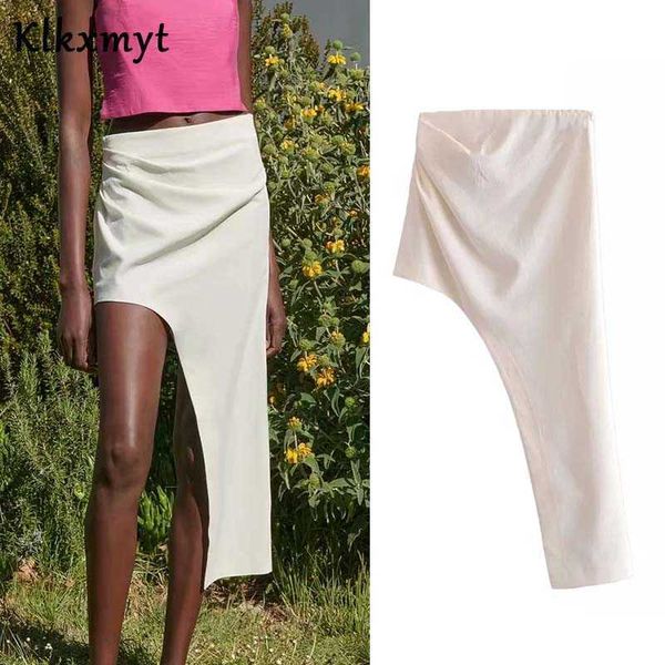 klkxmyt za women high street hem irregular ruffles astmmetrical skirt faldas mujer ladies side zipper chic slim vestido 210527, Black
klkxmyt za women high street hem irregular ruffles astmmetrical skirt faldas mujer ladies side zipper chic slim vestido 210527, Black