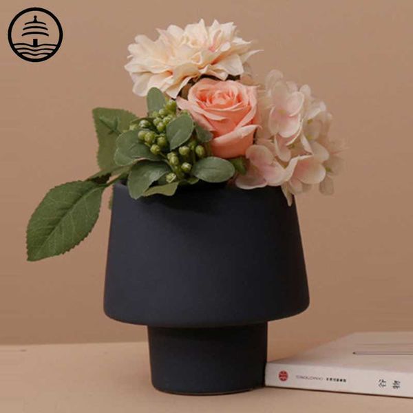 bao guang ta nordic danish style simple literary geometric modeling pottery vase home decor small mouth flower arrangement a2699
bao guang ta nordic danish style simple literary geometric modeling pottery vase home decor small mouth flower arrangement a2699