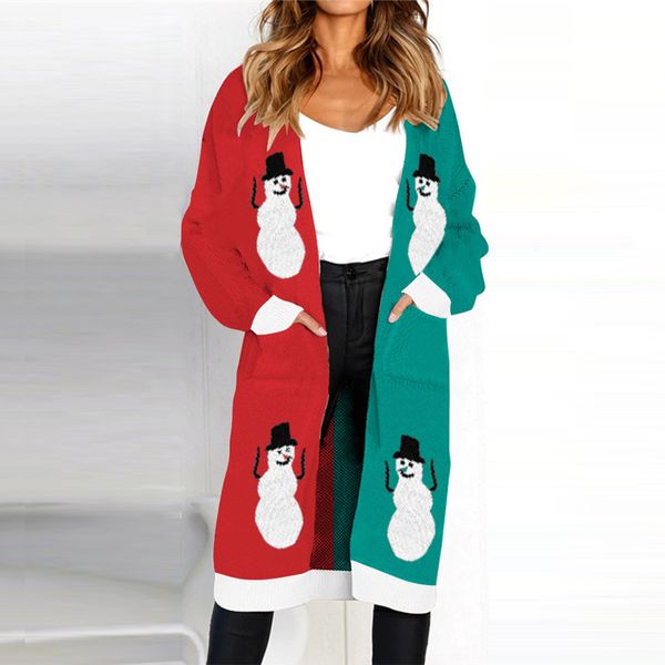 2021 new ugly christmas women sweaters warm autumn winter snowman knitted leopard sweater fashion womens cardigans wrel, White;black
2021 new ugly christmas women sweaters warm autumn winter snowman knitted leopard sweater fashion womens cardigans wrel, White;black