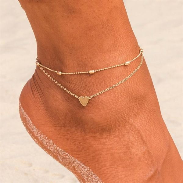 anklets qcooljly simple heart female barefoot crochet sandals foot jewelry charm bracelets for women leg chain, Red;blue
anklets qcooljly simple heart female barefoot crochet sandals foot jewelry charm bracelets for women leg chain, Red;blue