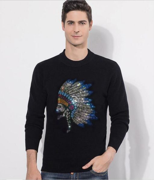 2021 rhinestone autumn features sweater men new arrival long sleeve casual slim fit male sweaters 3ojv, White;black
2021 rhinestone autumn features sweater men new arrival long sleeve casual slim fit male sweaters 3ojv, White;black