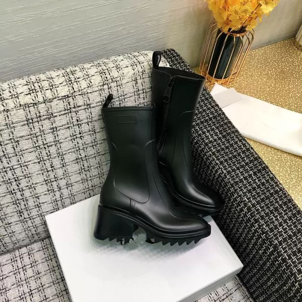 the latest women's boots thick high heels anti slip waterproof environmental protection material design, Black
the latest women's boots thick high heels anti slip waterproof environmental protection material design, Black