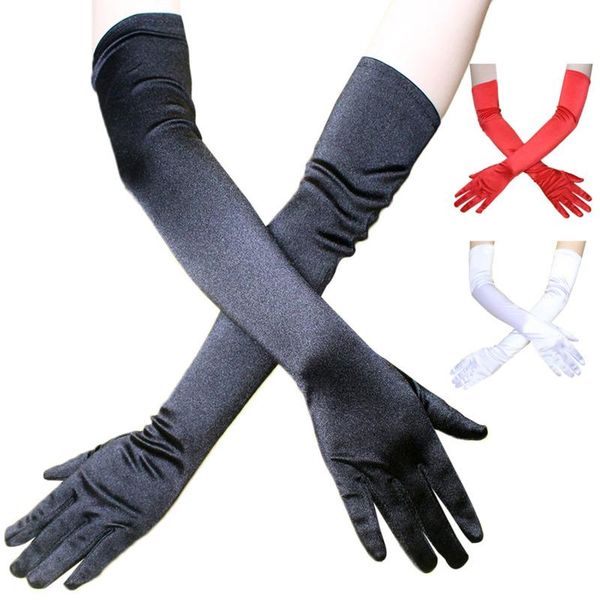five fingers gloves satin women long female arm summer sun protection driving opera evening party prom ladies, Blue;gray
five fingers gloves satin women long female arm summer sun protection driving opera evening party prom ladies, Blue;gray