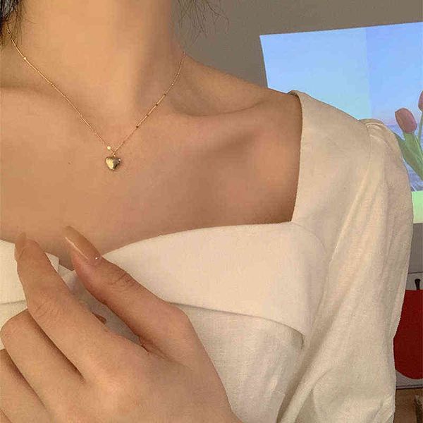 925 sterling silver love heart necklace for women mnimalist bead clavicle chain choker wedding jewelry
925 sterling silver love heart necklace for women mnimalist bead clavicle chain choker wedding jewelry