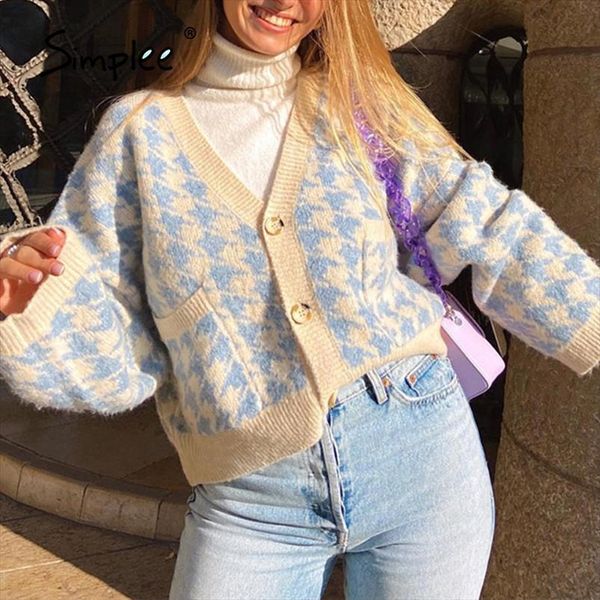 casual v neck plaid long women sweaters bat sleeves cardigan autumn button pocket loose short sweater female fashion, White;black
casual v neck plaid long women sweaters bat sleeves cardigan autumn button pocket loose short sweater female fashion, White;black