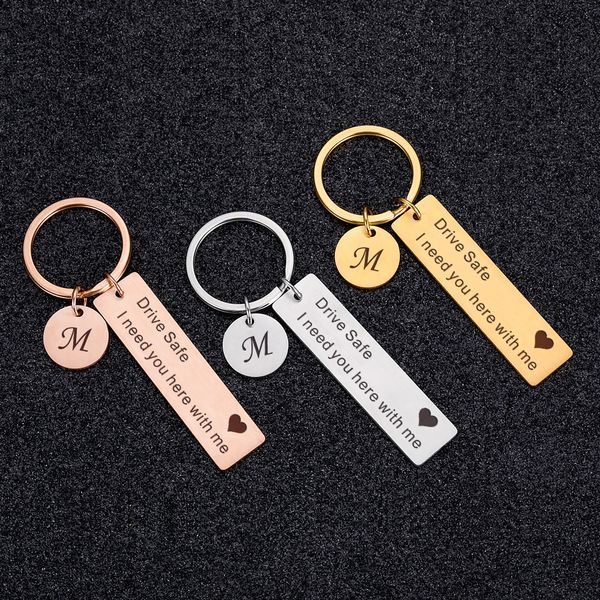 custom keychain engrave keyring a-z 26 initials letter drive safe drive safe i need you here with me for couples men women giftdio chan cont, Slivery;golden
custom keychain engrave keyring a-z 26 initials letter drive safe drive safe i need you here with me for couples men women giftdio chan cont, Slivery;golden