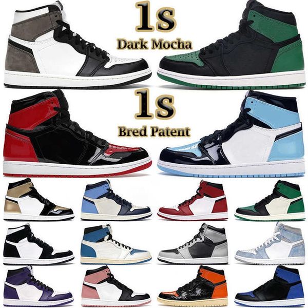 men women basketball shoes 1s high og jumpman 1 bred patent bordeaux dark mocha banned black white cactus jack pine green pollen mensa55
men women basketball shoes 1s high og jumpman 1 bred patent bordeaux dark mocha banned black white cactus jack pine green pollen mensa55
