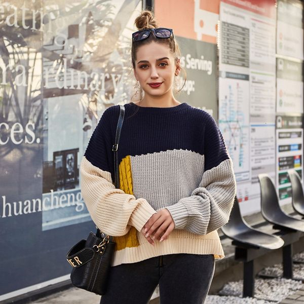 2021 fashion patchwork color jumper casual o neck autumn winter knitted pullovers sweater for women new 05ge, White;black
2021 fashion patchwork color jumper casual o neck autumn winter knitted pullovers sweater for women new 05ge, White;black