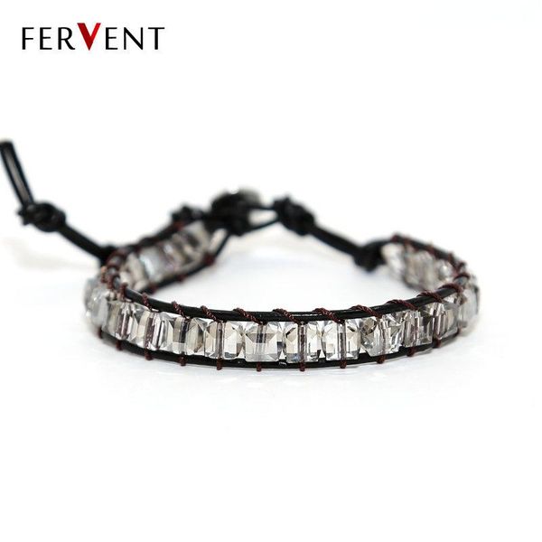 tennis casual chic style cube crystal beads bracelet summer beach genuine leather single wrap for men and women drop, Golden;silver
tennis casual chic style cube crystal beads bracelet summer beach genuine leather single wrap for men and women drop, Golden;silver