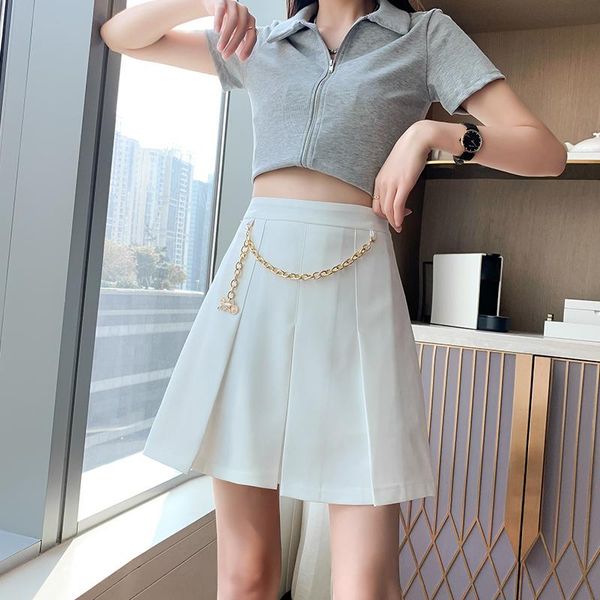 skirts white buttock skirt children's summer 2021 high waist fashion design sense a-line shows slim trend, Black
skirts white buttock skirt children's summer 2021 high waist fashion design sense a-line shows slim trend, Black