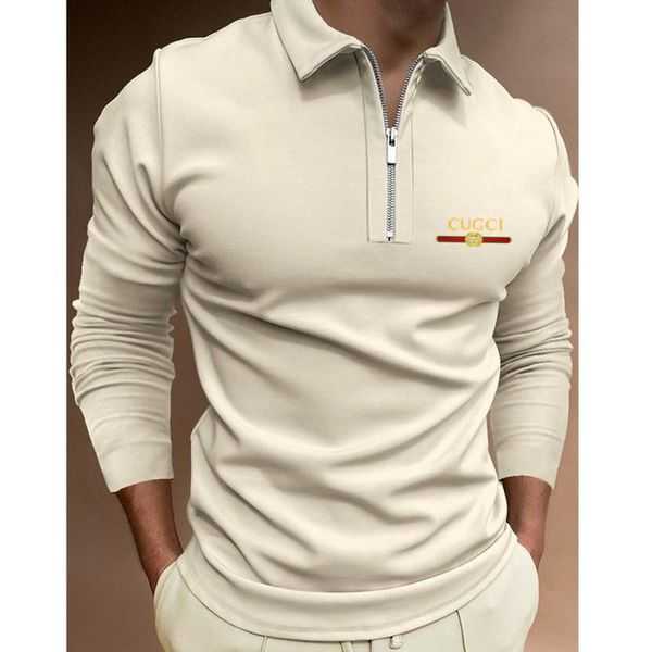 men's polos autumn europe and the united states business casual shirts men long sleeve turn-down collar zipper design shirt, White;black
men's polos autumn europe and the united states business casual shirts men long sleeve turn-down collar zipper design shirt, White;black
