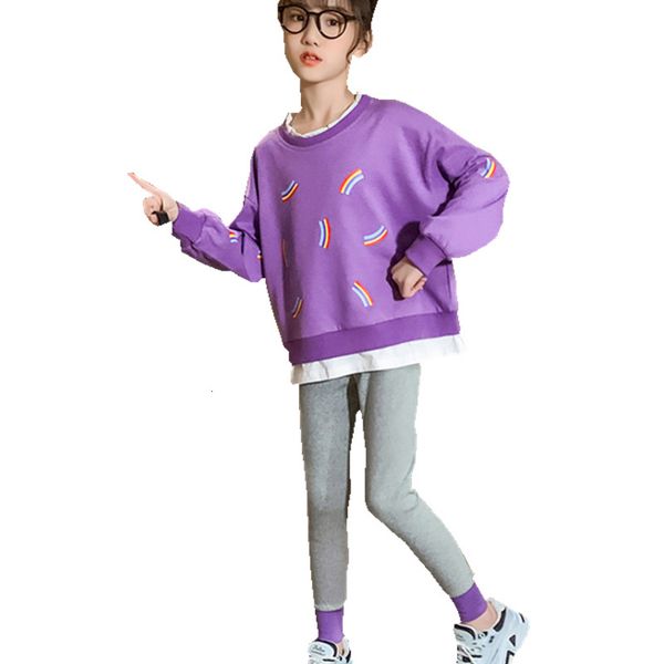 2021 new teenager ensemble autumn girls raiow sweaters + leggings school clothes children costume 8 10-12 year wizt, White
2021 new teenager ensemble autumn girls raiow sweaters + leggings school clothes children costume 8 10-12 year wizt, White