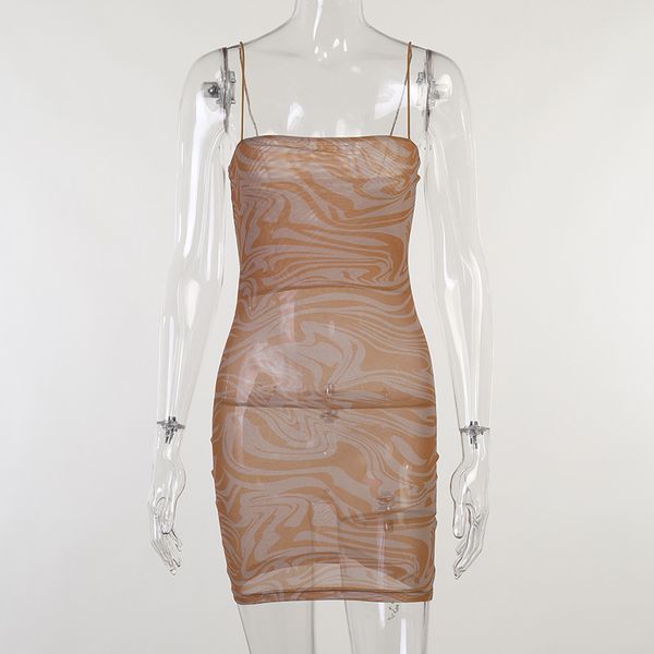 Viifaa Sexy Streetwear Women Slip Dress See-Through Mesh Print Clubwear Spaghetti Strap Summer Bodycon Mini DressesPlus size clothes, Apricot
Viifaa Sexy Streetwear Women Slip Dress See-Through Mesh Print Clubwear Spaghetti Strap Summer Bodycon Mini DressesPlus size clothes, Apricot