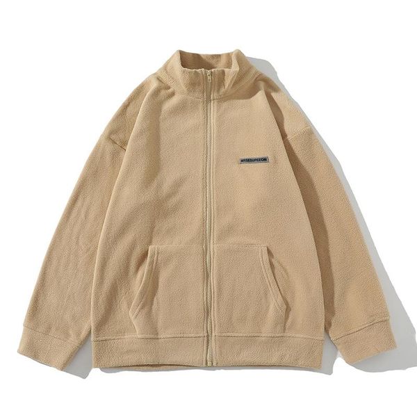 men's hoodies & sweatshirts thin autumn warmth fashion lamb wool sweatshirt cardigan solid color loose and comfortable casual fleece me, Black
men's hoodies & sweatshirts thin autumn warmth fashion lamb wool sweatshirt cardigan solid color loose and comfortable casual fleece me, Black
