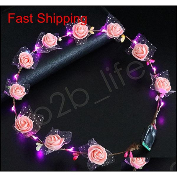 flashing led hairbands strings glow flower crown headbands light party rave floral hair garland luminous wrea qylyvr dh_seller2010, Silver
flashing led hairbands strings glow flower crown headbands light party rave floral hair garland luminous wrea qylyvr dh_seller2010, Silver