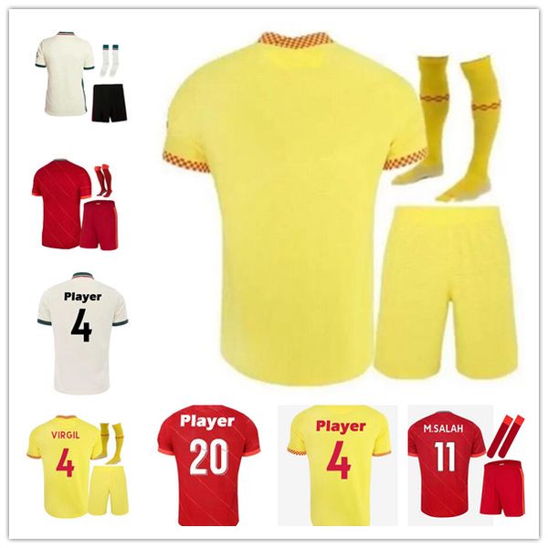 21 22 men kids kit alexander arnold soccer jerseys 2021 2022 diogo fabinho jones a.becker robertson football shirt top, Black;yellow
21 22 men kids kit alexander arnold soccer jerseys 2021 2022 diogo fabinho jones a.becker robertson football shirt top, Black;yellow