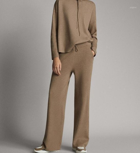 women hoodie 2021 spring and autumn knitted sweater fashionable sports hooded trousers two piece dress, White
women hoodie 2021 spring and autumn knitted sweater fashionable sports hooded trousers two piece dress, White