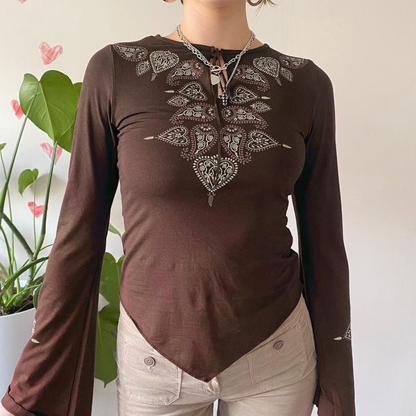 women's t-shirt women close-fitting long sleeve floral printed pattern round collar pullover wine red purple, White
women's t-shirt women close-fitting long sleeve floral printed pattern round collar pullover wine red purple, White
